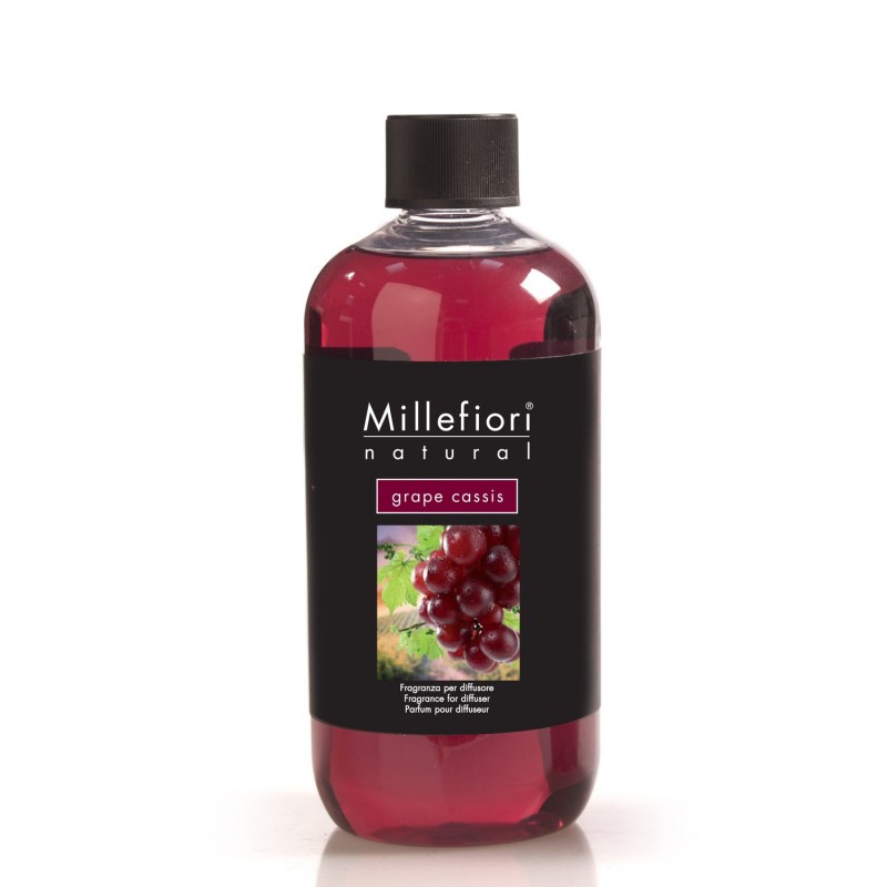 RICARICA DIFFUSORE A STICK 500 ML GRAPE CASSIS MILLEFIORI MILANO