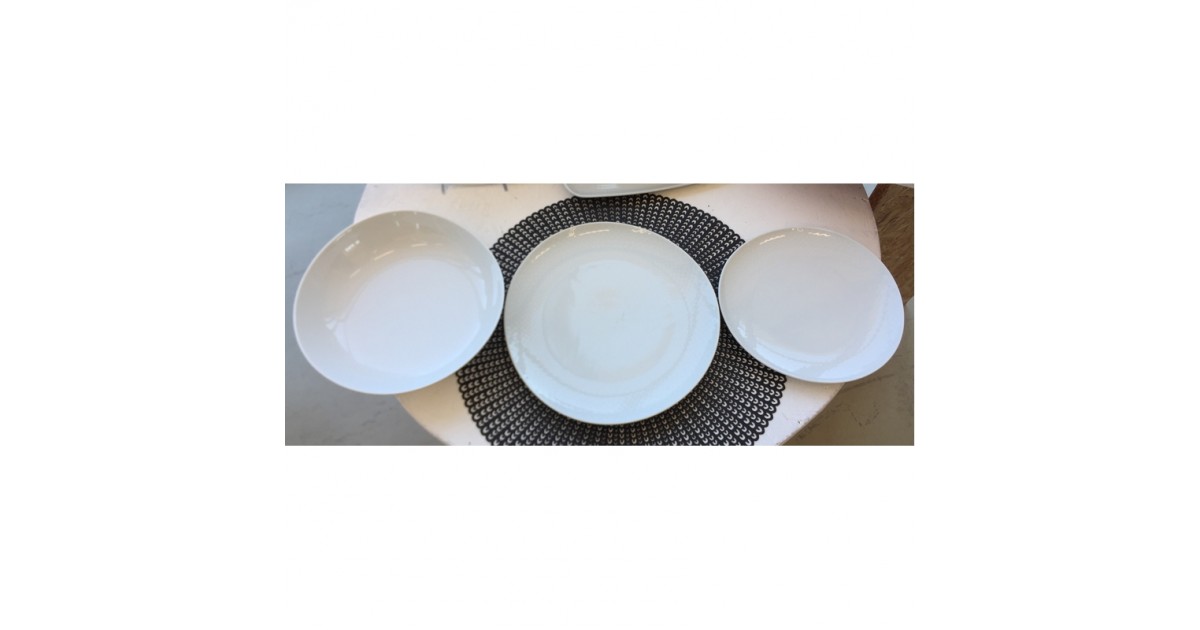 JUNTO BIANCO SERVIZIO PIATTI DA TAVOLA 36 PZ ROSENTHAL